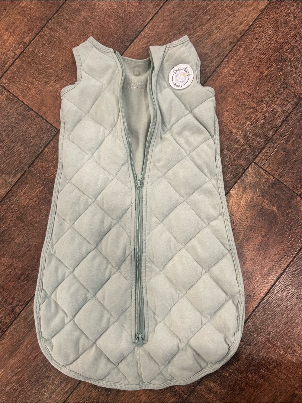 United Colors Of Benetton Quilted Sage Green Baby Sleep Sack